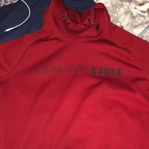 American Eagle Red Flex Sweater XS